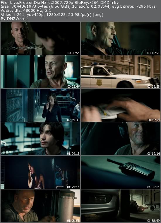 Live Free or Die Hard (2007) 720p BluRay x264-DMZ Live Free or Die Hard (2007) 720p BluRay x264-DMZ