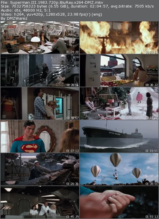 Superman III (1983) 720p BluRay x264-DMZ Superman III (1983) 720p BluRay x264-DMZ