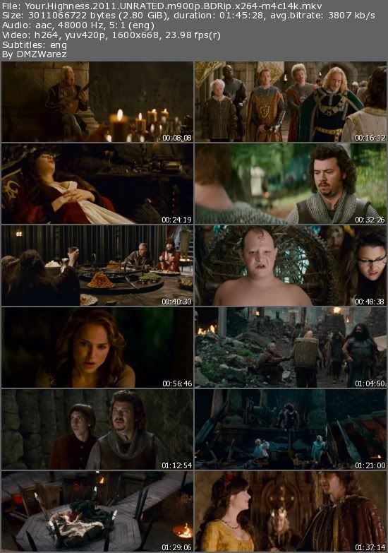 Your Highness (2011) UNRATED m900p BDRip x264-m4c14k Your Highness (2011) UNRATED m900p BDRip x264-m4c14k