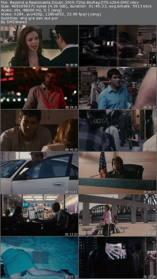 Beyond a Reasonable Doubt (2009) 720p BluRay DTS x264-DMZ Beyond a Reasonable Doubt (2009) 720p BluRay DTS x264-DMZ
