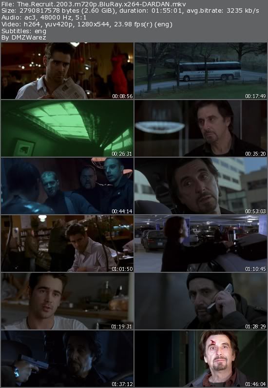 The Recruit (2003) m720p BluRay x264-DARDAN The Recruit (2003) m720p BluRay x264-DARDAN
