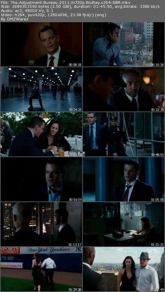 The Adjustment Bureau (2011) m720p BluRay x264-SBR The Adjustment Bureau (2011) m720p BluRay x264-SBR