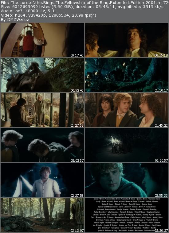 The Lord of the Rings: The Fellowship of the Ring Extended Edition (2001) m-720p BluRay x264 AC3-SC4 The Lord of the Rings: The Fellowship of the Ring Extended Edition (2001) m-720p BluRay x264 AC3-SC4