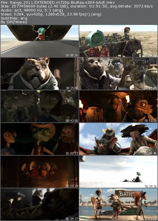 Rango (2011) EXTENDED m720p BluRay x264-kAcE Rango (2011) EXTENDED m720p BluRay x264-kAcE
