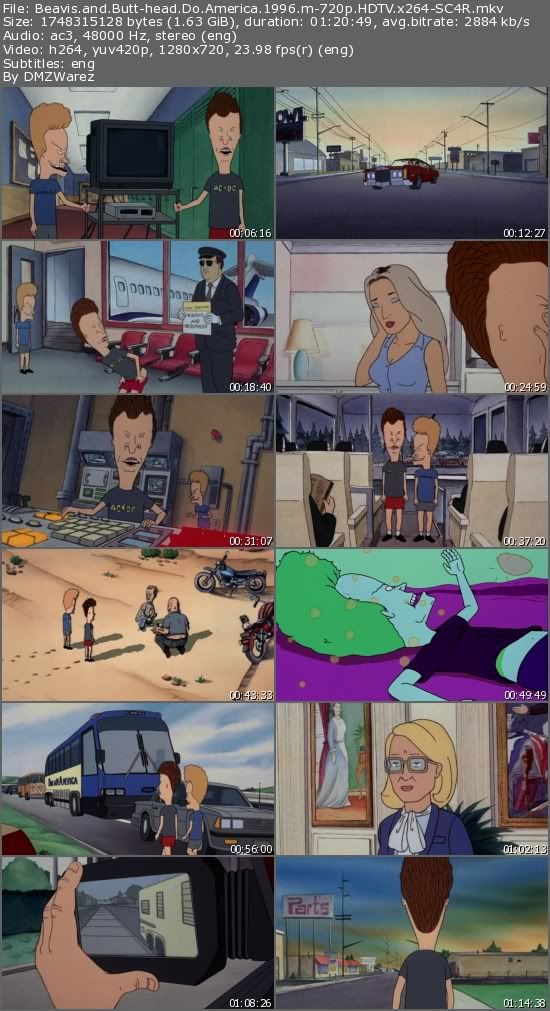 Beavis and Butt-head Do America (1996) m-720p HDTV x264-SC4R Beavis and Butt-head Do America (1996) m-720p HDTV x264-SC4R