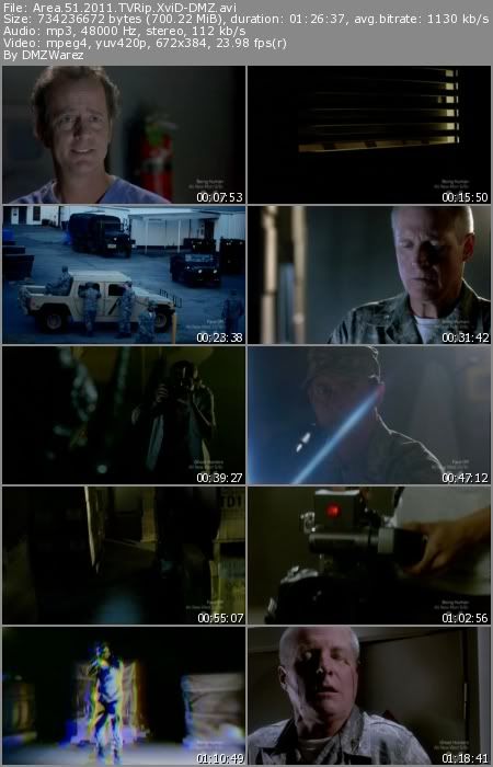 Area 51 (2011) TVRip XviD-DMZ Area 51 (2011) TVRip XviD-DMZ