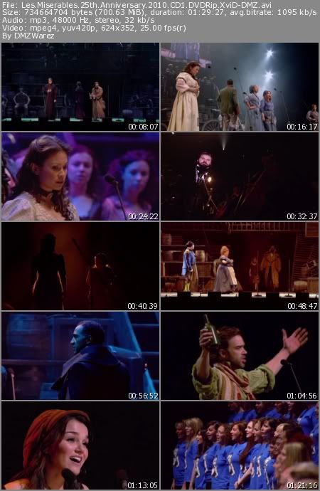 Les Miserables 25th Anniversary (2010) DVDRip XviD-DMZ Les Miserables 25th Anniversary (2010) DVDRip XviD-DMZ