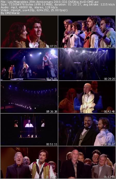 Les Miserables 25th Anniversary (2010) DVDRip XviD-DMZ Les Miserables 25th Anniversary (2010) DVDRip XviD-DMZ