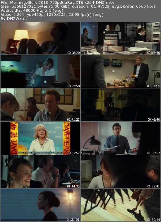 Morning Glory (2010) 720p BluRay DTS x264-DMZ Morning Glory (2010) 720p BluRay DTS x264-DMZ