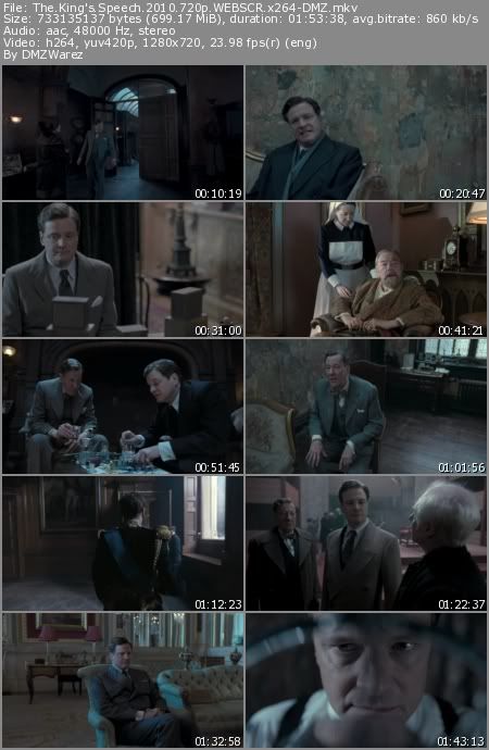 The Kings Speech (2010) 720p WEBSCR x264-DMZ The Kings Speech (2010) 720p WEBSCR x264-DMZ