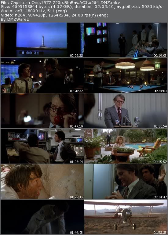 Capricorn One (1977) 720p BluRay AC3 x264-DMZ Capricorn One (1977) 720p BluRay AC3 x264-DMZ