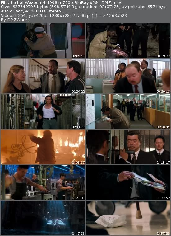 Lethal Weapon 4 (1998) m720p BluRay x264-DMZ Lethal Weapon 4 (1998) m720p BluRay x264-DMZ