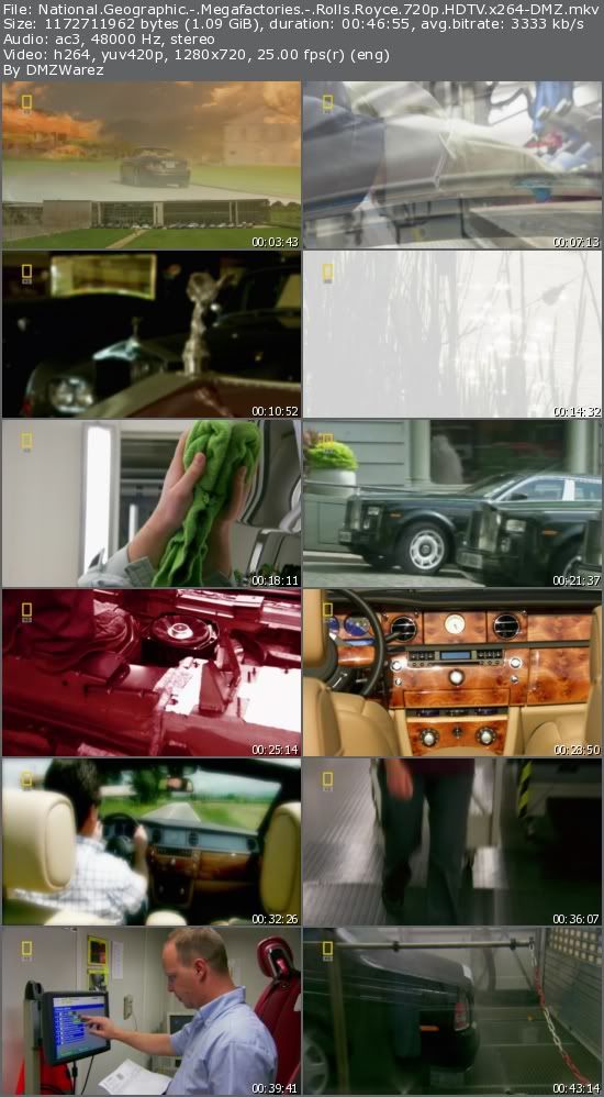 National Geographic - Megafactories - Rolls Royce 720p HDTV x264-DMZ National Geographic - Megafactories - Rolls Royce 720p HDTV x264-DMZ