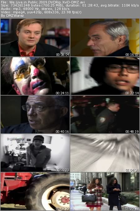 We Live in Public (2009) DVDRip XviD-DMZ We Live in Public (2009) DVDRip XviD-DMZ