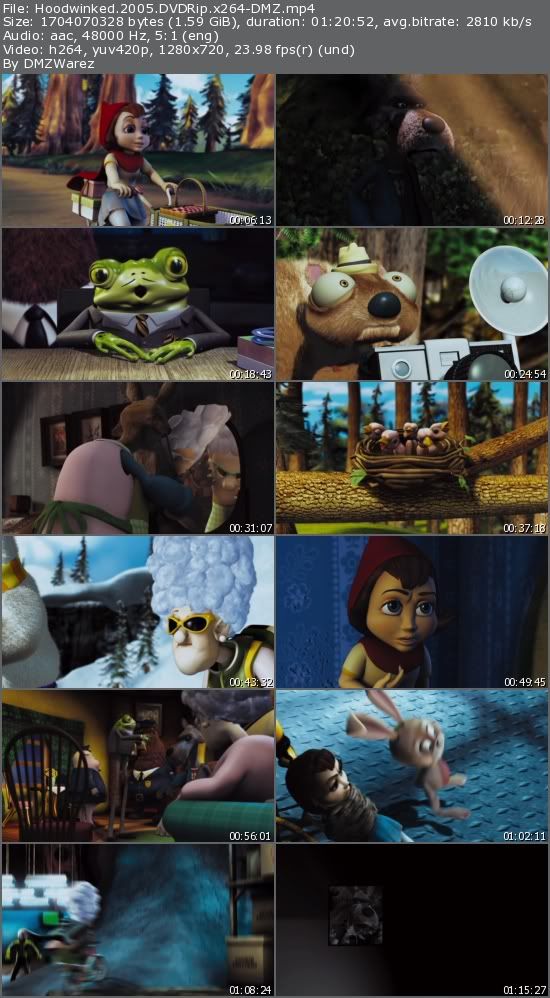 Hoodwinked (2005) DVDRip x264-DMZ Hoodwinked (2005) DVDRip x264-DMZ