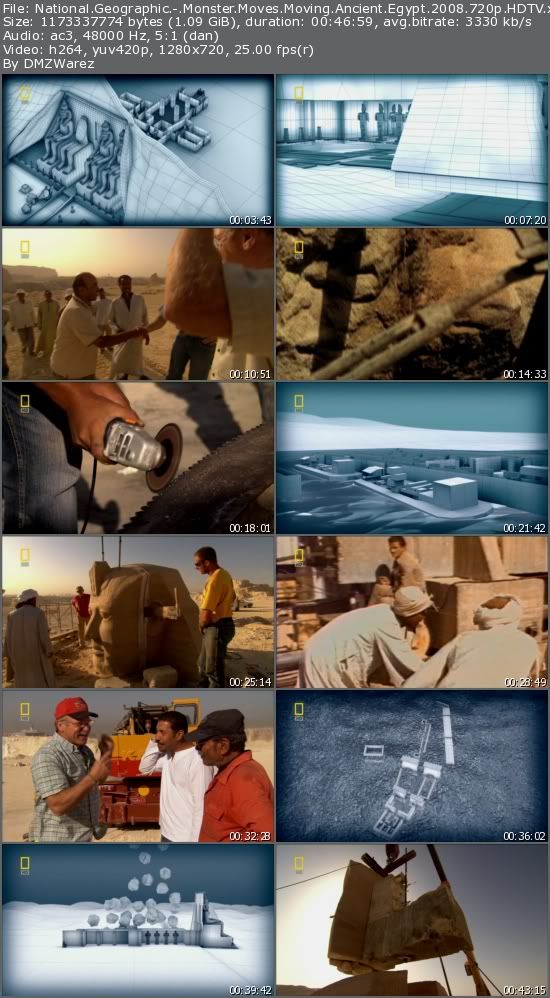 National Geographic - Monster Moves Moving Ancient Egypt (2008) 720p HDTV x264-DMZ National Geographic - Monster Moves Moving Ancient Egypt (2008) 720p HDTV x264-DMZ