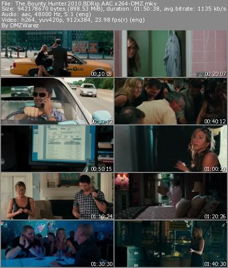 The Bounty Hunter (2010) BDRip AAC x264-DMZ The Bounty Hunter (2010) BDRip AAC x264-DMZ