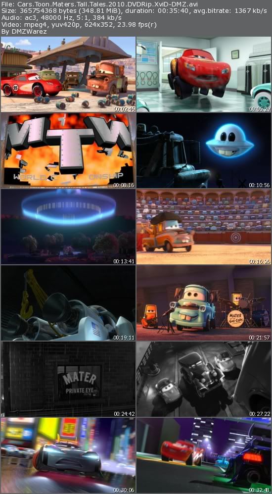 Cars Toon Maters Tall Tales (2010) DVDRip XviD-DMZ Cars Toon Maters Tall Tales (2010) DVDRip XviD-DMZ