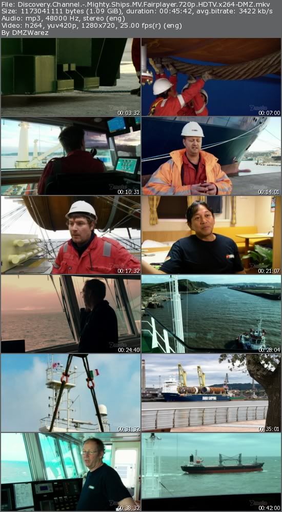 Discovery Channel - Mighty Ships MV Fairplayer 720p HDTV x264-DMZ Discovery Channel - Mighty Ships MV Fairplayer 720p HDTV x264-DMZ