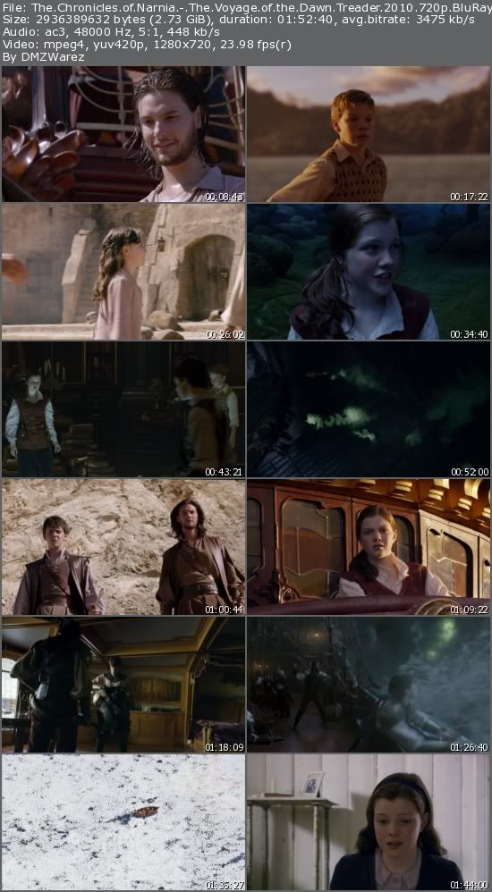 The Chronicles of Narnia - The Voyage of the Dawn Treader (2010) 720p BluRay XviD AC3-DMZ The Chronicles of Narnia - The Voyage of the Dawn Treader (2010) 720p BluRay XviD AC3-DMZ