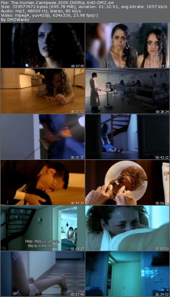 The Human Centipede (2009) DVDRip XviD-DMZ The Human Centipede (2009) DVDRip XviD-DMZ