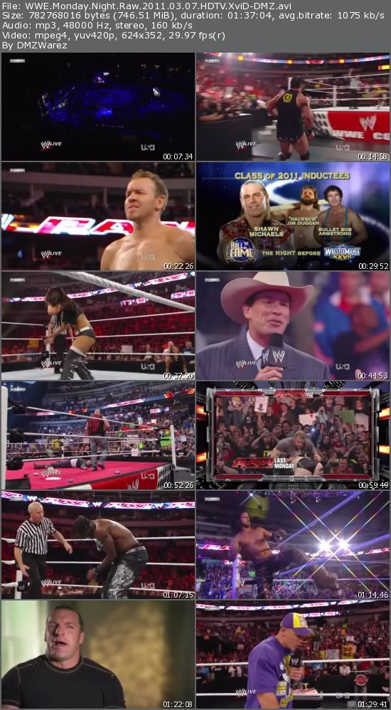 WWE Monday Night Raw 2011.03.07 HDTV XviD-DMZ