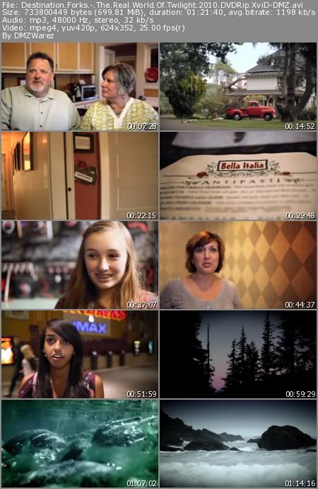 Destination Forks - The Real World Of Twilight (2010) DVDRip XviD-DMZ Destination Forks - The Real World Of Twilight (2010) DVDRip XviD-DMZ