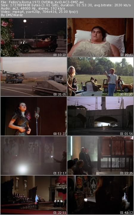 Fellinis Roma (1972) DVDRip XviD AC3-DMZ Fellinis Roma (1972) DVDRip XviD AC3-DMZ