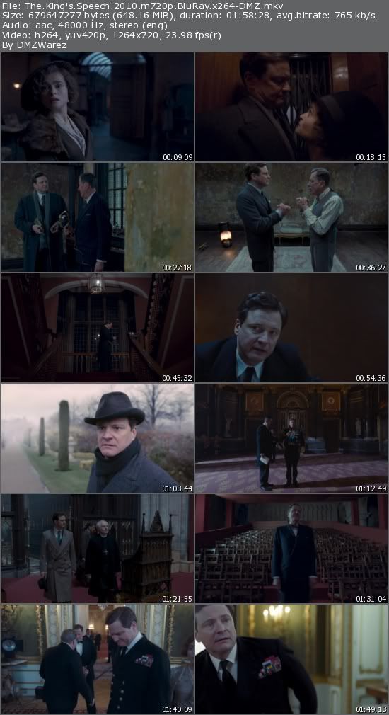 The Kings Speech (2010) m720p BluRay x264-DMZ The Kings Speech (2010) m720p BluRay x264-DMZ