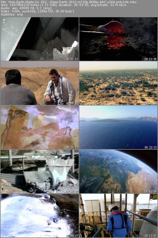 BBC - How Earth Made Us E02 - Deep Earth (2010) m720p BDRip AAC x264-m4c14k BBC - How Earth Made Us E02 - Deep Earth (2010) m720p BDRip AAC x264-m4c14k