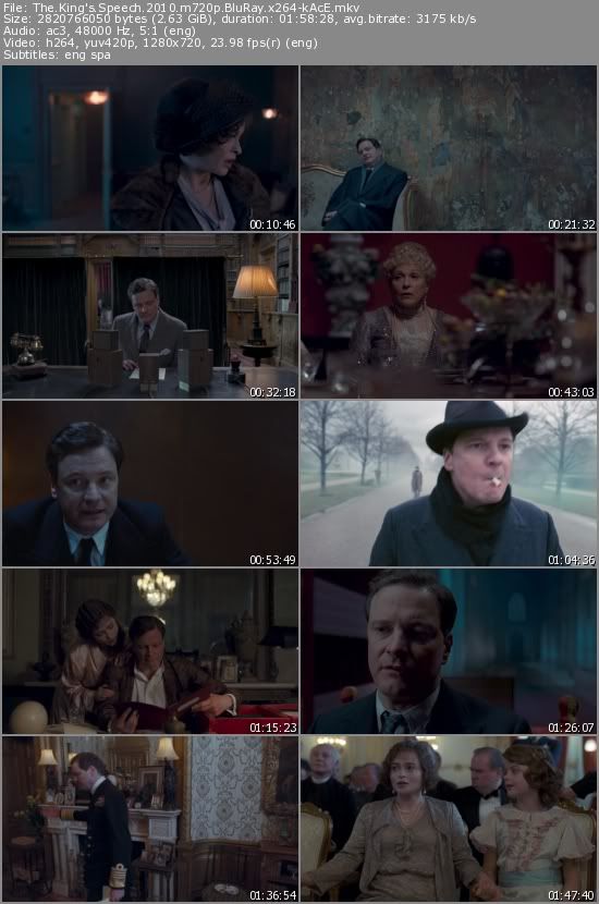 The Kings Speech (2010) m720p BluRay x264-kAcE The Kings Speech (2010) m720p BluRay x264-kAcE