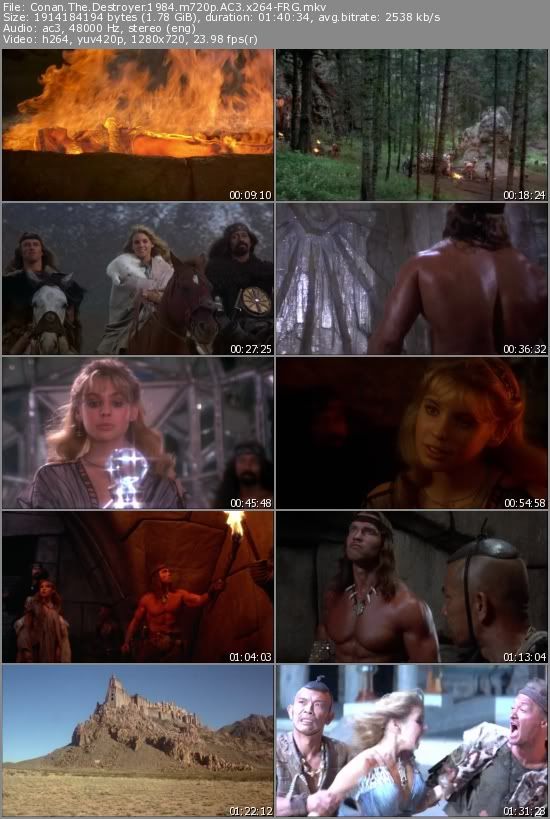 Conan The Destroyer (1984) m720p AC3 x264-FRG Conan The Destroyer (1984) m720p AC3 x264-FRG