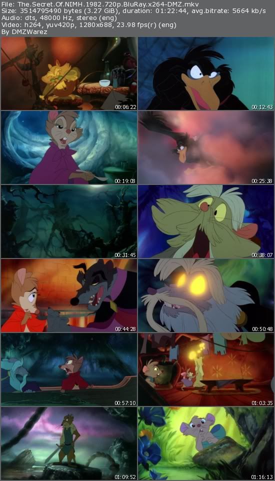 The Secret Of NIMH (1982) 720p BluRay x264-DMZ The Secret Of NIMH (1982) 720p BluRay x264-DMZ