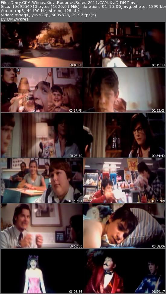 Diary Of A Wimpy Kid: Roderick Rules (2011) CAM XviD-DMZ Diary Of A Wimpy Kid: Roderick Rules (2011) CAM XviD-DMZ