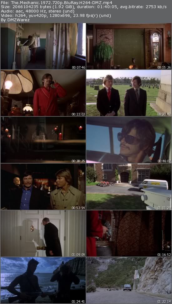 The Mechanic (1972) 720p BluRay H264-DMZ The Mechanic (1972) 720p BluRay H264-DMZ