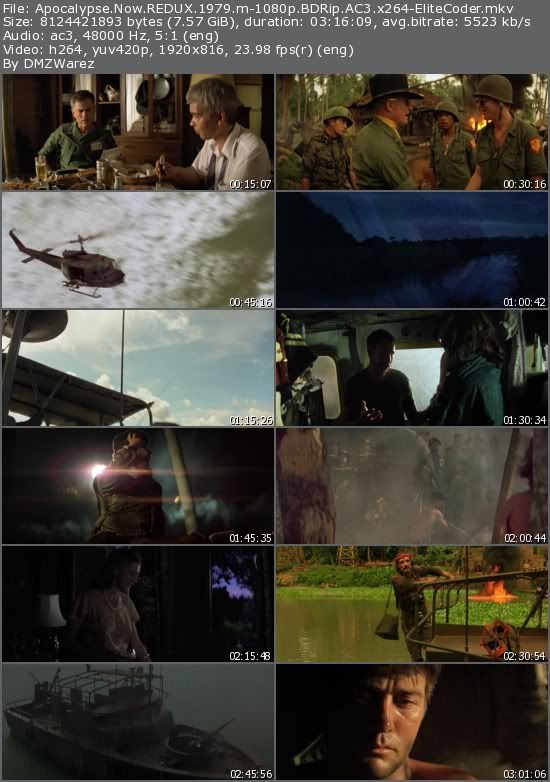 Apocalypse Now REDUX (1979) m-1080p BDRip AC3 x264-EliteCoder Apocalypse Now REDUX (1979) m-1080p BDRip AC3 x264-EliteCoder