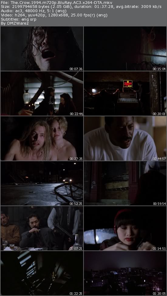 The Crow (1994) m720p BluRay AC3 x264-DTA The Crow (1994) m720p BluRay AC3 x264-DTA