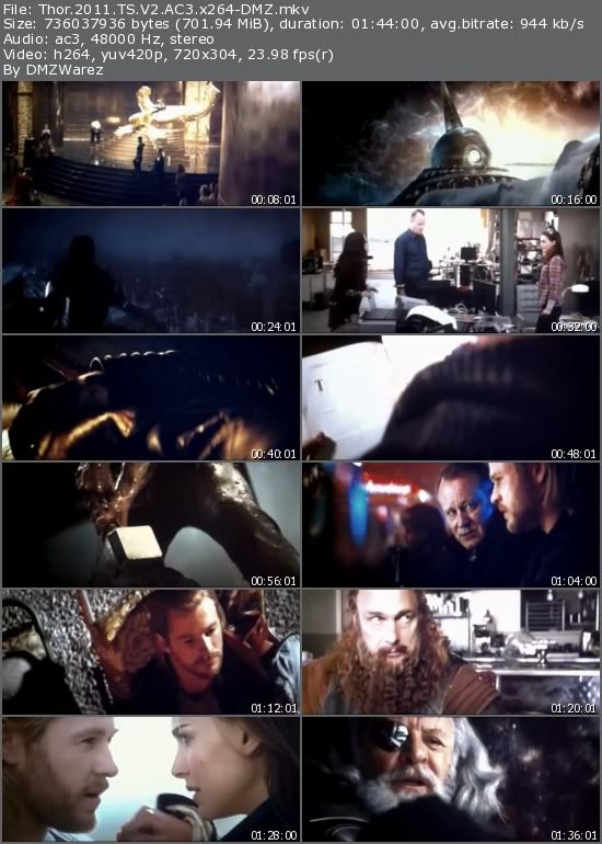 Thor (2011) TS V2 AC3 x264-DMZ Thor (2011) TS V2 AC3 x264-DMZ