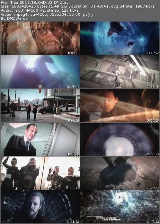 Thor (2011) TS XviD V2-DMZ Thor (2011) TS XviD V2-DMZ