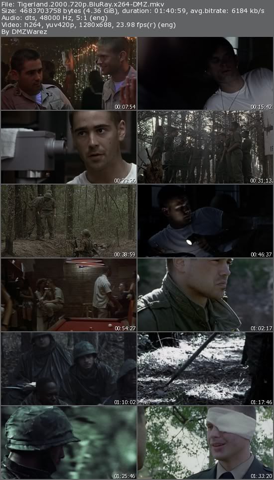 Tigerland (2000) 720p BluRay x264-DMZ Tigerland (2000) 720p BluRay x264-DMZ