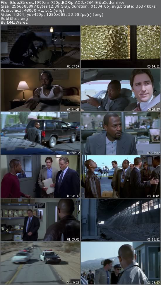 Blue Streak (1999) m-720p BDRip AC3 x264-EliteCoder Blue Streak (1999) m-720p BDRip AC3 x264-EliteCoder