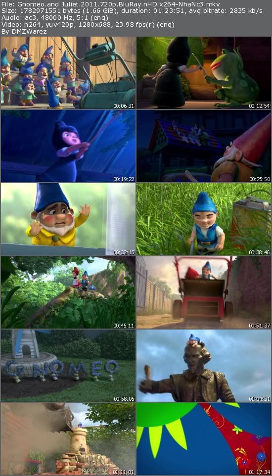 Gnomeo and Juliet (2011) 720p BluRay nHD x264-NhaNc3 Gnomeo and Juliet (2011) 720p BluRay nHD x264-NhaNc3