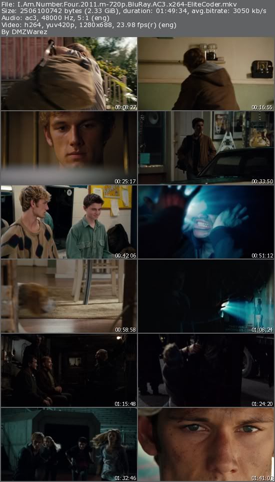 I Am Number Four (2011) m-720p BluRay AC3 x264-EliteCoder I Am Number Four (2011) m-720p BluRay AC3 x264-EliteCoder