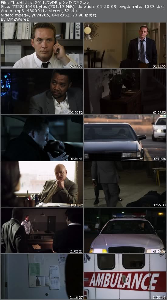 The Hit List (2011) DVDRip XviD-DMZ The Hit List (2011) DVDRip XviD-DMZ