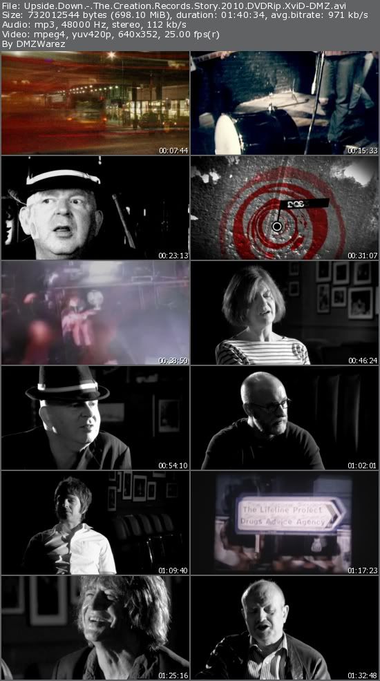 Upside Down - The Creation Records Story (2010) DVDRip XviD-DMZ Upside Down - The Creation Records Story (2010) DVDRip XviD-DMZ
