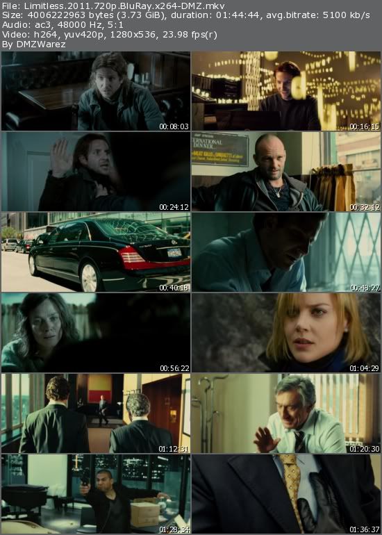 Limitless (2011) 720p BluRay x264-DMZ Limitless (2011) 720p BluRay x264-DMZ