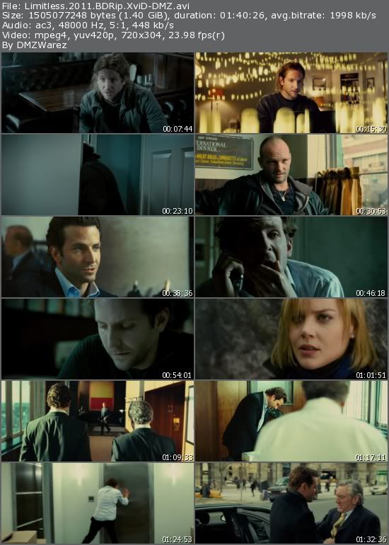 Limitless (2011) BDRip XviD-DMZ Limitless (2011) BDRip XviD-DMZ