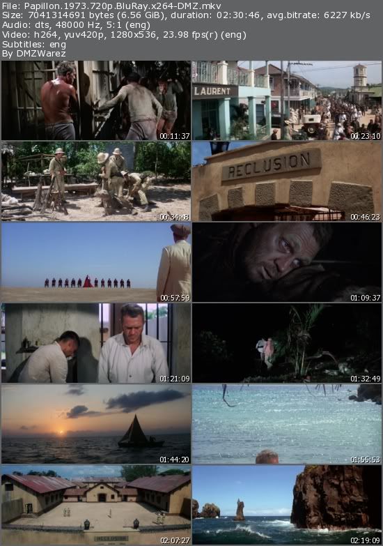 Papillon (1973) 720p BluRay x264-DMZ Papillon (1973) 720p BluRay x264-DMZ