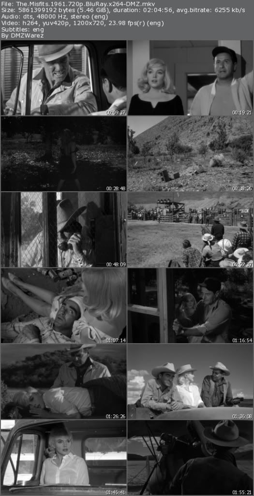 The Misfits (1961) 720p BluRay x264-DMZ The Misfits (1961) 720p BluRay x264-DMZ