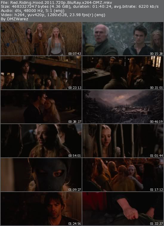 Red Riding Hood (2011) 720p BluRay x264-DMZ Red Riding Hood (2011) 720p BluRay x264-DMZ
